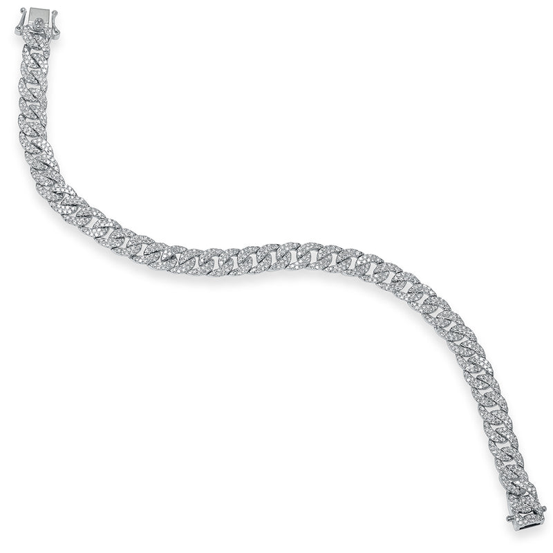 1.69CT DIAMOND PAVE LINK BRACELET