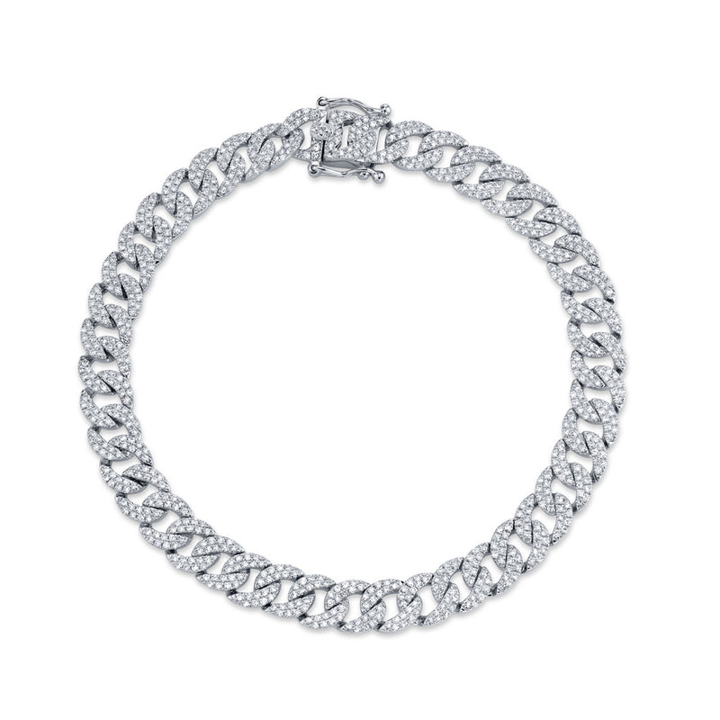 1.69CT DIAMOND PAVE LINK BRACELET