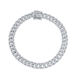 1.69CT DIAMOND PAVE LINK BRACELET