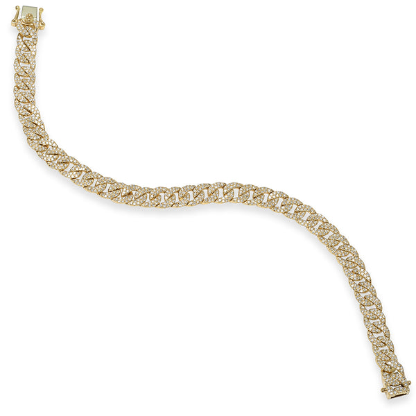 1.69CT DIAMOND PAVE LINK BRACELET