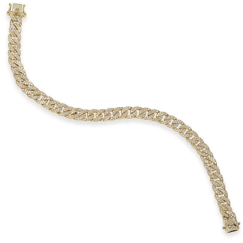 1.69CT DIAMOND PAVE LINK BRACELET