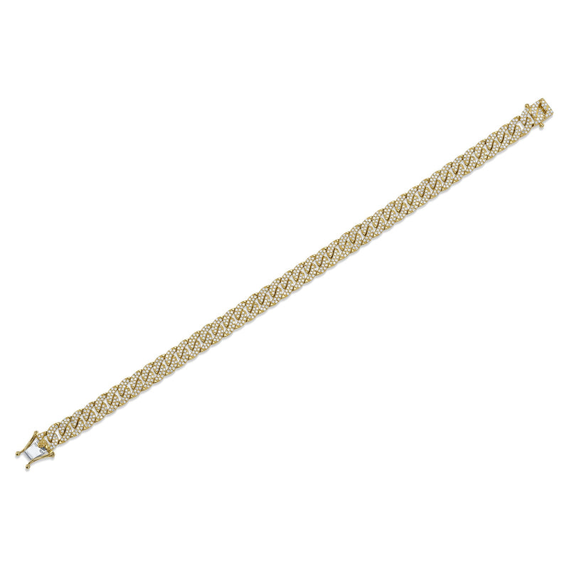 1.69CT DIAMOND PAVE LINK BRACELET
