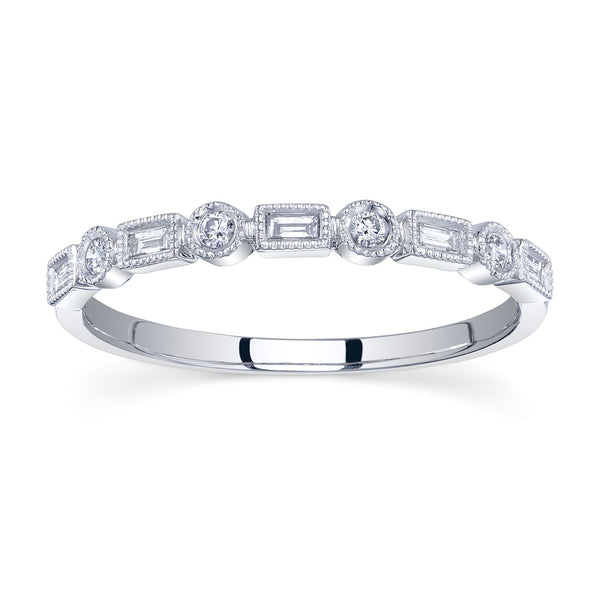 0.14CT DIAMOND BAGUETTE BAND