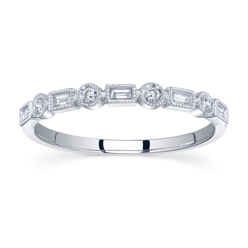 0.14CT DIAMOND BAGUETTE BAND