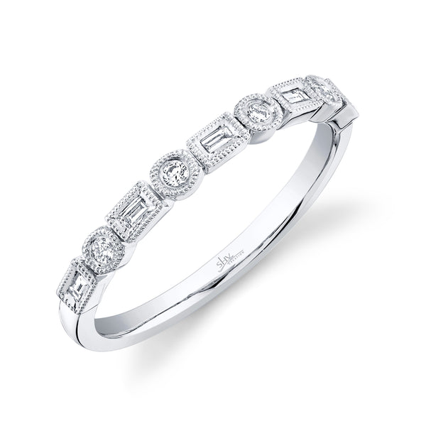 0.14CT DIAMOND BAGUETTE BAND