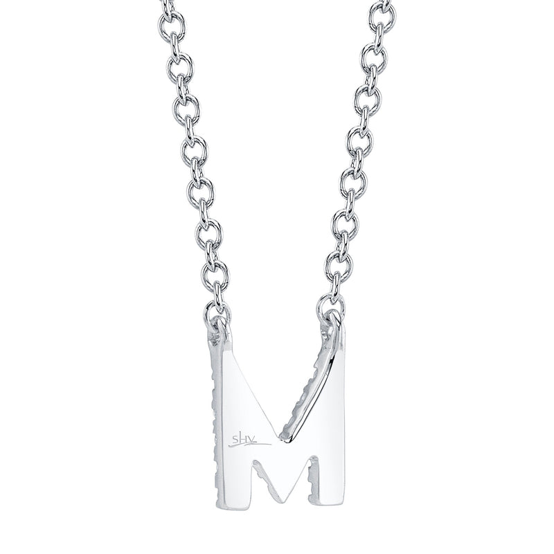 0.05CT DIAMOND NECKLACE - INITIAL M