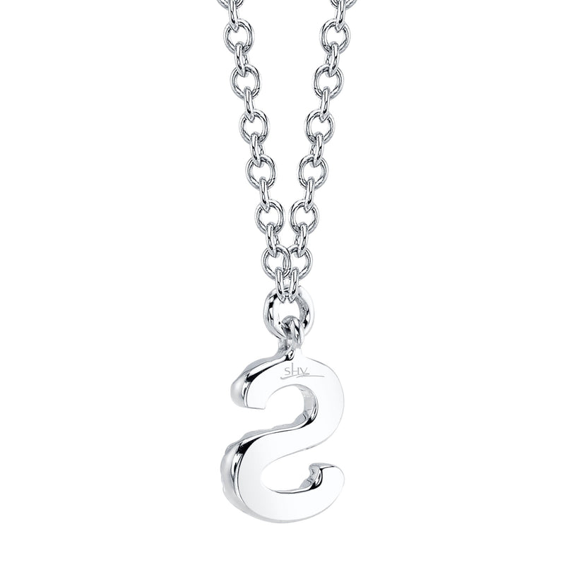 0.05CT DIAMOND NECKLACE - INITIAL S
