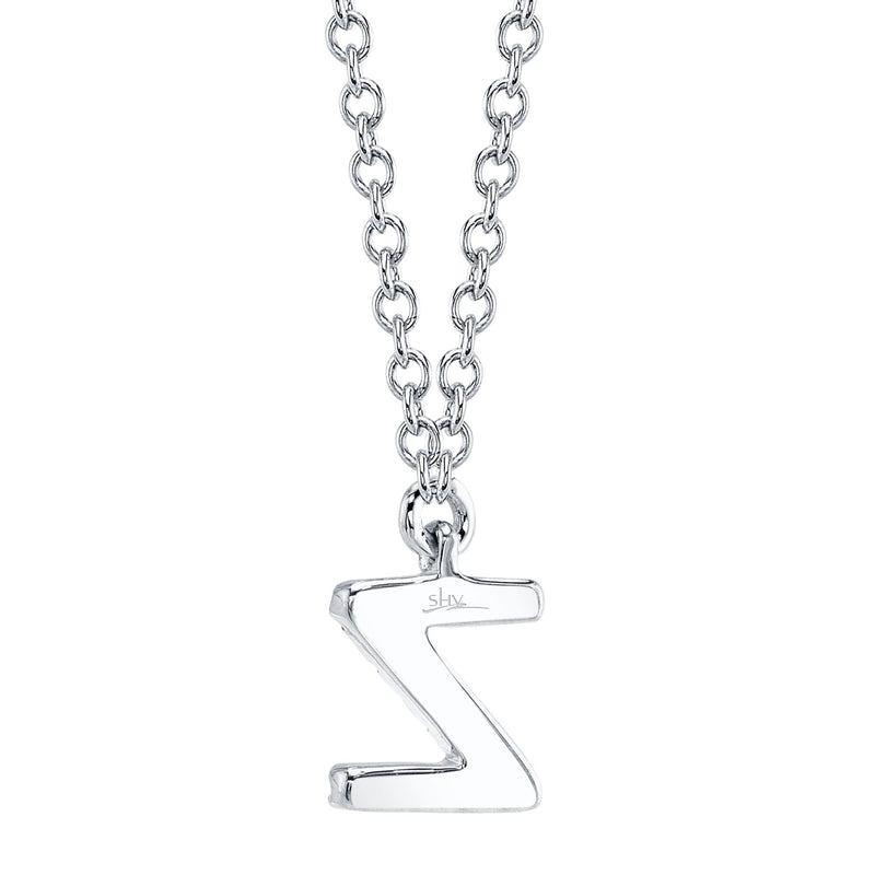 0.04CT DIAMOND NECKLACE - INITIAL Z