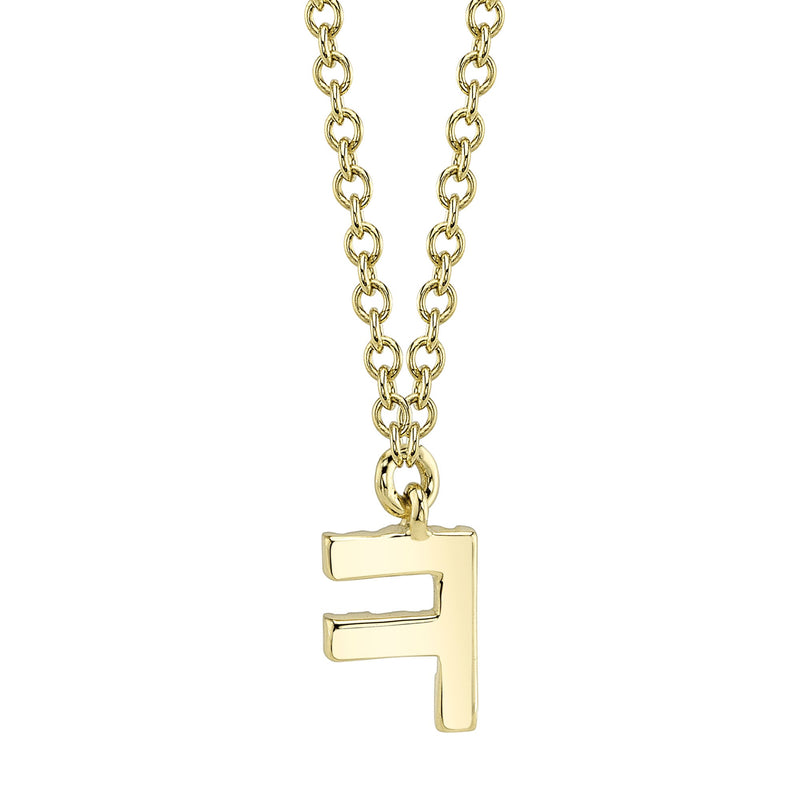0.04CT DIAMOND NECKLACE - INITIAL F