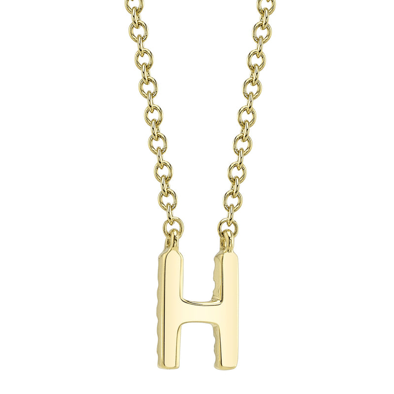 0.05CT DIAMOND NECKLACE - INITIAL H