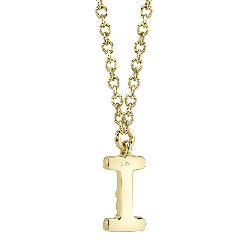 0.03CT DIAMOND NECKLACE - INITIAL I