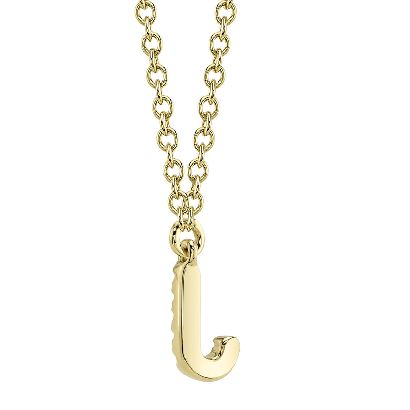 0.03CT DIAMOND NECKLACE - INITIAL J