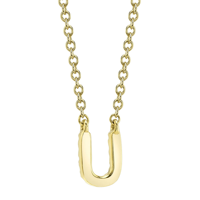 0.04CT DIAMOND NECKLACE - INITIAL U
