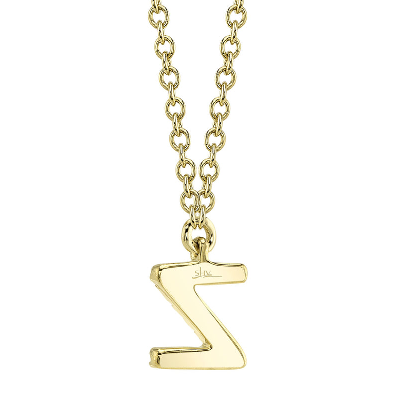 0.04CT DIAMOND NECKLACE - INITIAL Z