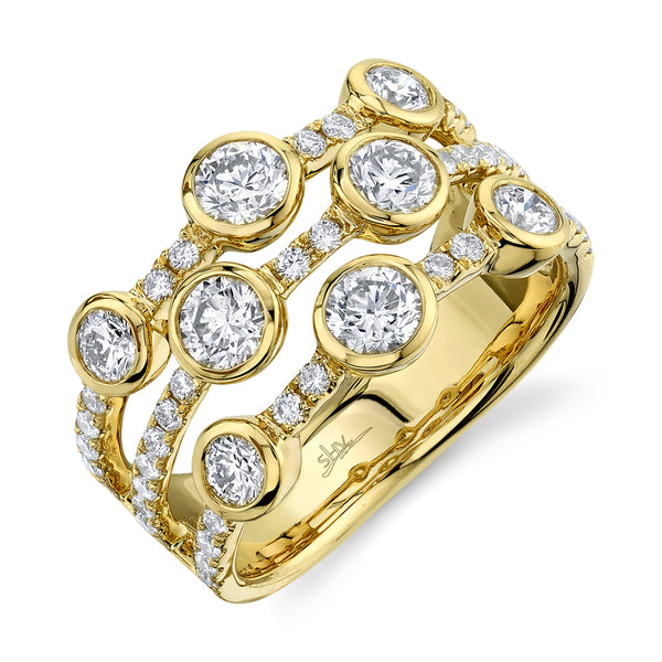 1.58CT DIAMOND BEZEL RING