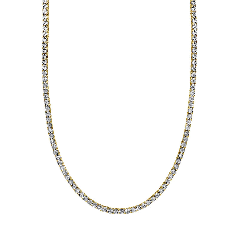 0.95CT DIAMOND TENNIS NECKLACE