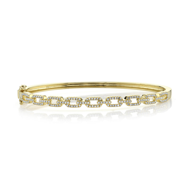 0.44CT DIAMOND LINK BANGLE