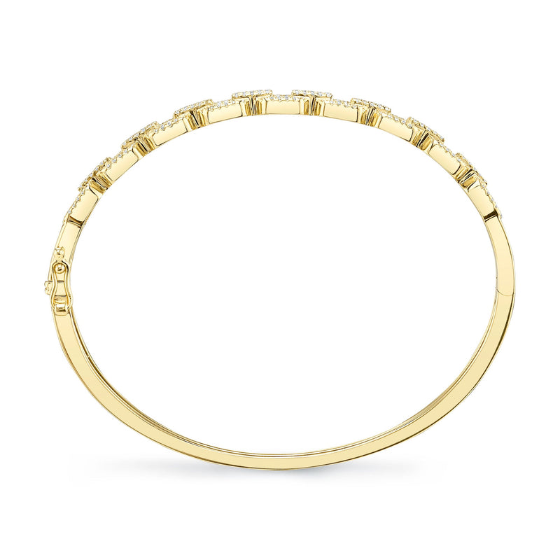 0.44CT DIAMOND LINK BANGLE