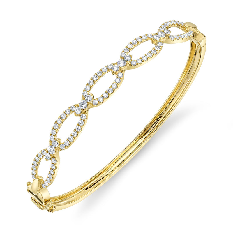 1.19CT DIAMOND LINK BANGLE
