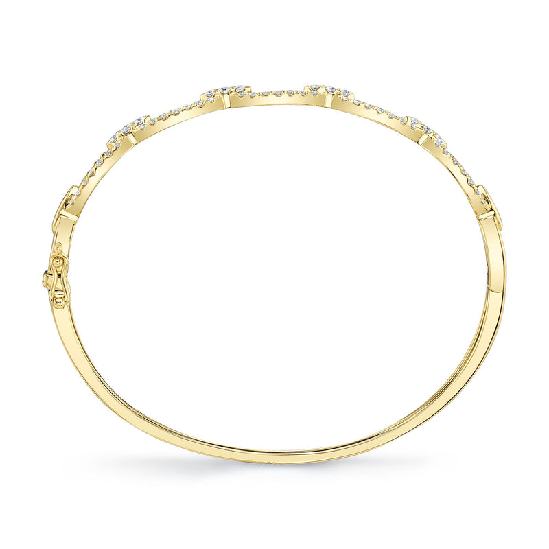 1.19CT DIAMOND LINK BANGLE