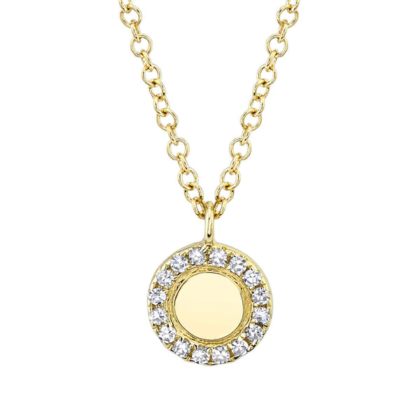0.05CT DIAMOND CIRCLE NECKLACE