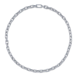 17.25CT DIAMOND PAVE LINK NECKLACE
