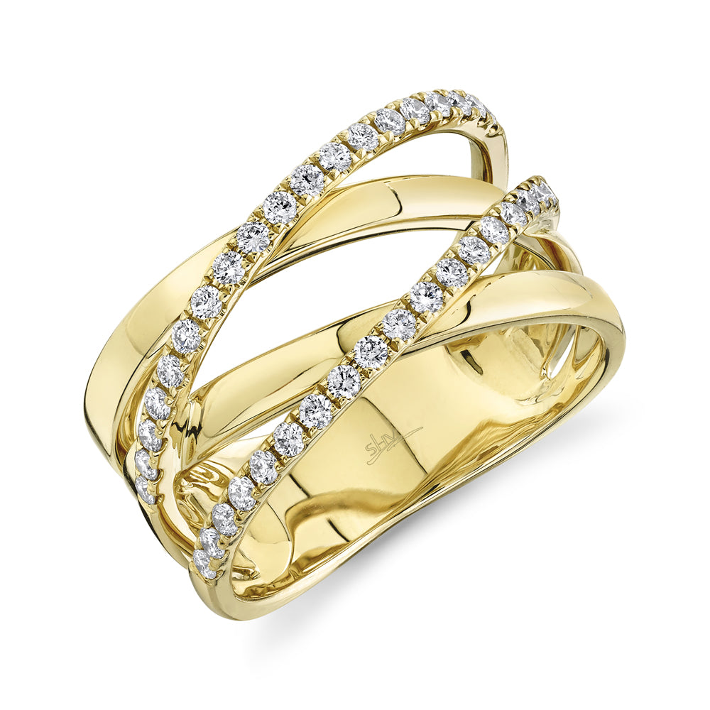 0.41CT DIAMOND BRIDGE RING – Shy Creation