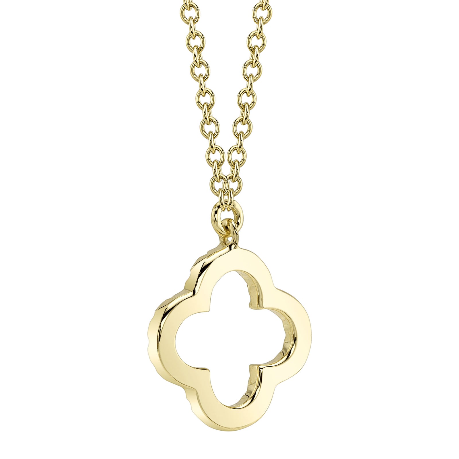 0.08CT DIAMOND CLOVER NECKLACE – Shy Creation