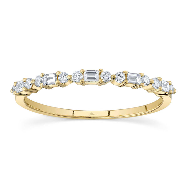 0.25CT DIAMOND BAGUETTE BAND