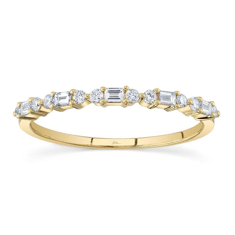 0.25CT DIAMOND BAGUETTE BAND