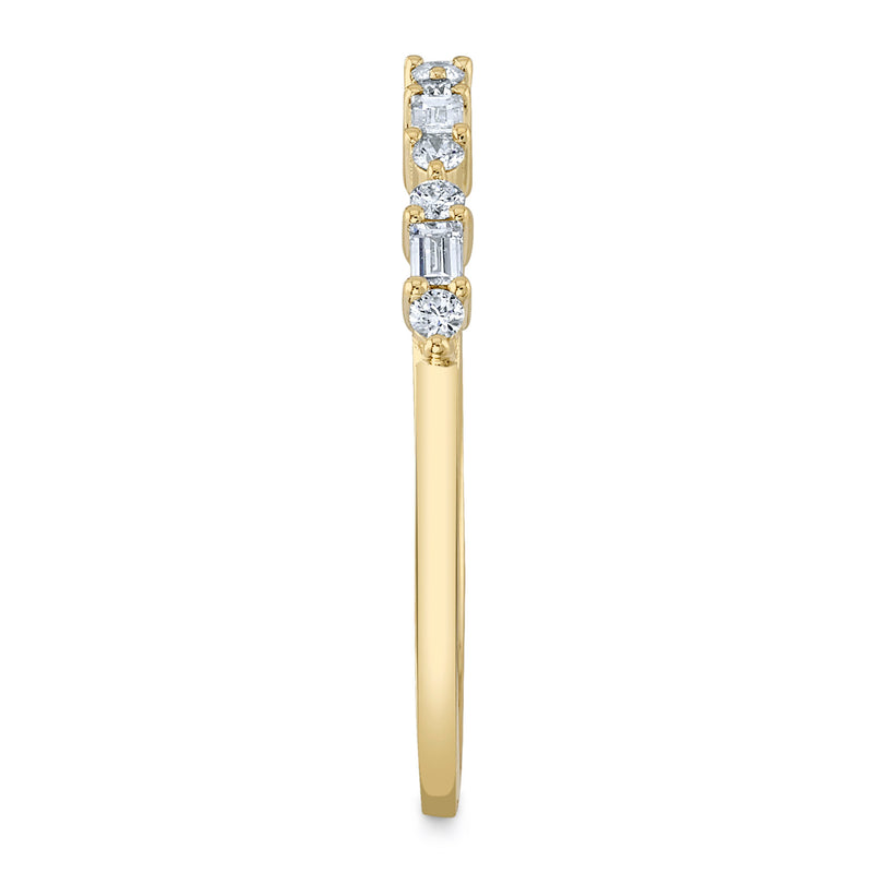 0.25CT DIAMOND BAGUETTE BAND