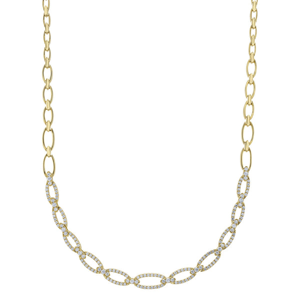 2.53CT DIAMOND LINK NECKLACE