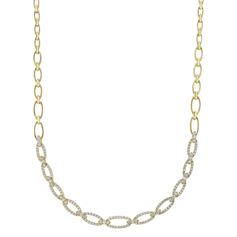 2.53CT DIAMOND LINK NECKLACE