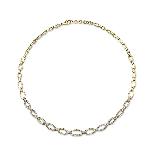 2.53CT DIAMOND LINK NECKLACE