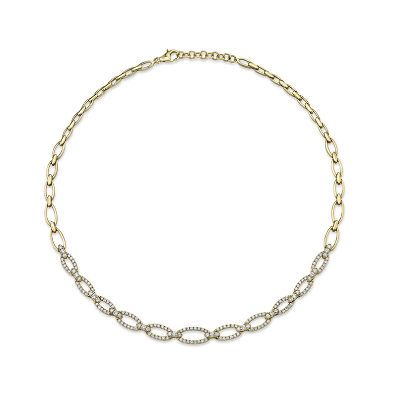 2.53CT DIAMOND LINK NECKLACE