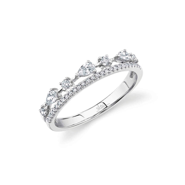 0.37CT DIAMOND PEAR RING