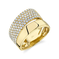 1.03CT DIAMOND PAVE RING