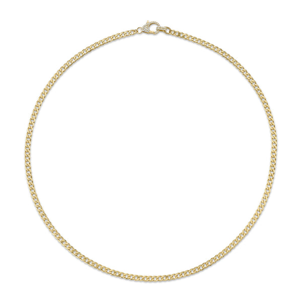 0.27CT DIAMOND LINK NECKLACE