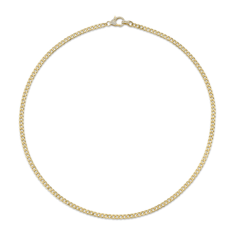 0.27CT DIAMOND LINK NECKLACE