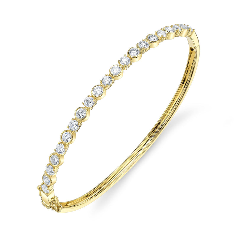 1.88CT DIAMOND BEZEL BANGLE