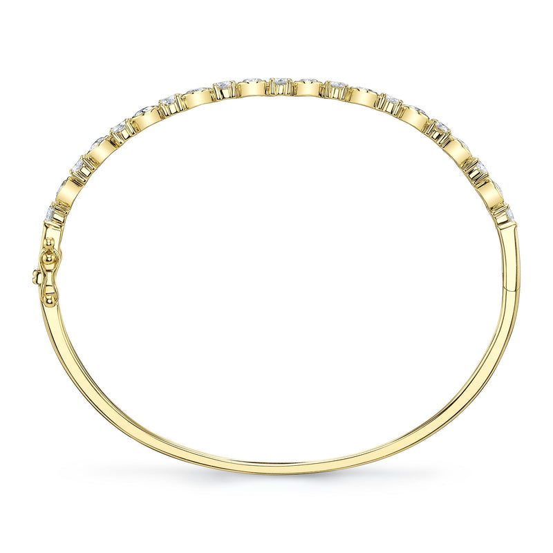 1.88CT DIAMOND BEZEL BANGLE