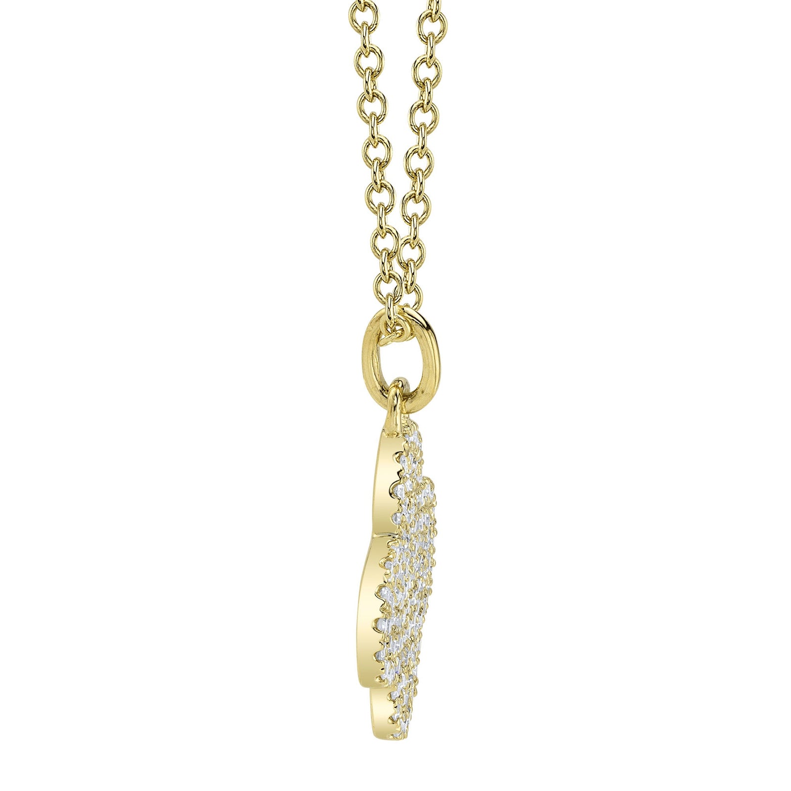 0.23CT DIAMOND PAVE CLOVER NECKLACE – Shy Creation