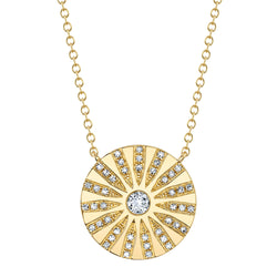 0.20CT DIAMOND CIRCLE NECKLACE