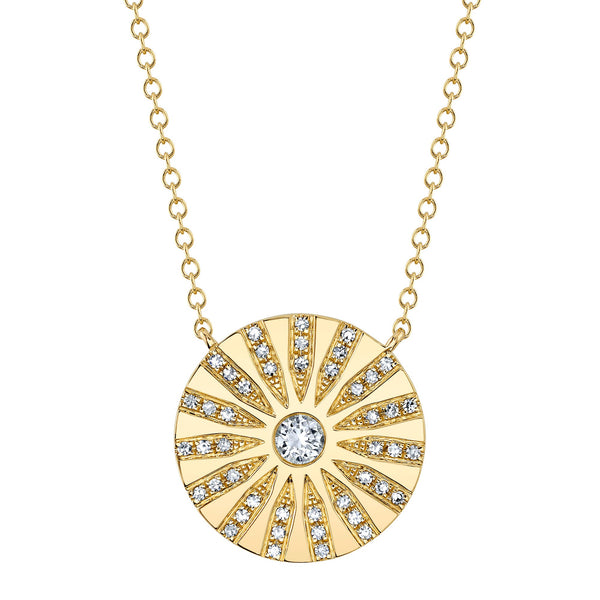 0.20CT DIAMOND CIRCLE NECKLACE