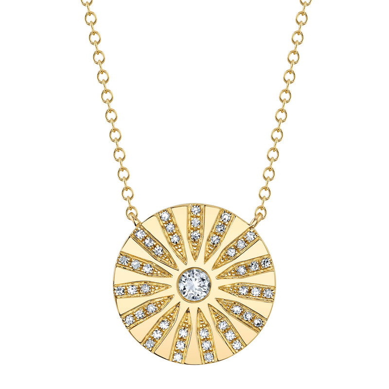 0.20CT DIAMOND CIRCLE NECKLACE