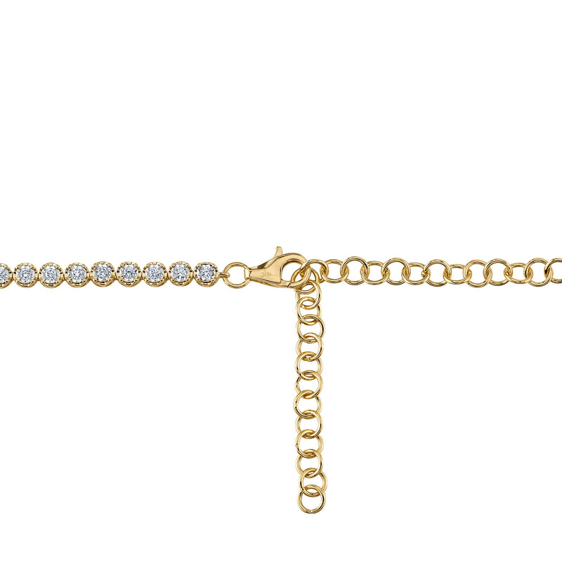 1.93CT DIAMOND TENNIS NECKLACE