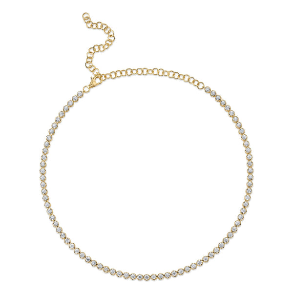 1.93CT DIAMOND TENNIS NECKLACE