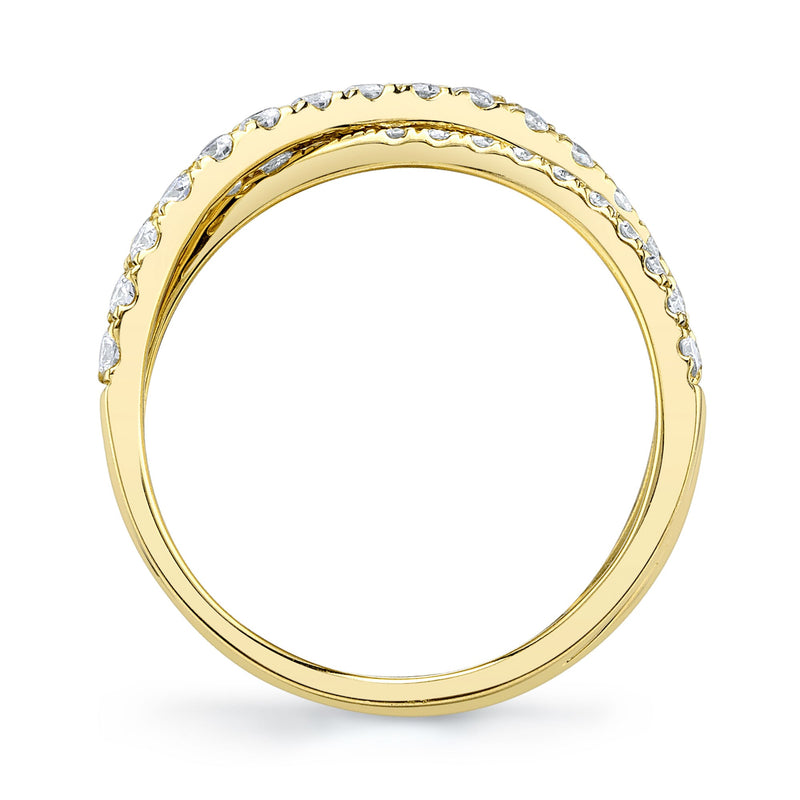 0.79CT DIAMOND BRIDGE RING
