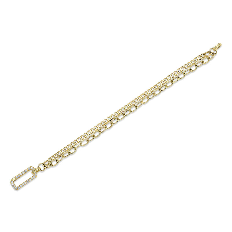 0.41CT DIAMOND LINK BRACELET