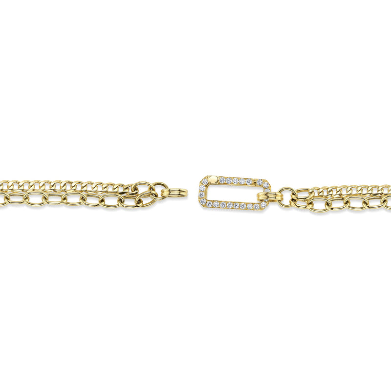 0.41CT DIAMOND LINK BRACELET